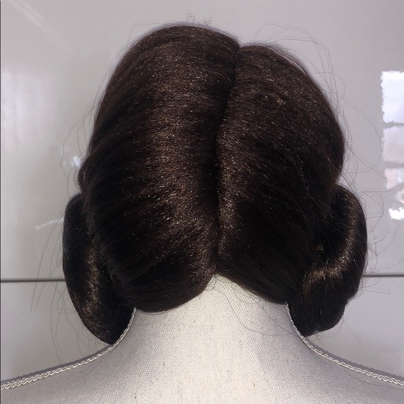 Bun Style Dark Brown Wig - Picture 4 of 5